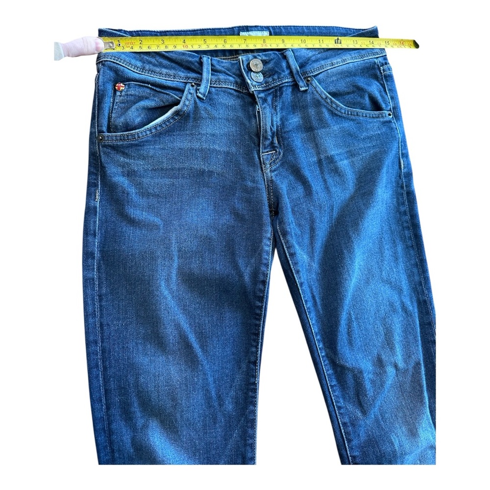 Hudson USA Bootcut Jeans Womens 28 Low Rise Flap Pocket Stretch Denim 28x30 Sz S - Picture 8 of 16